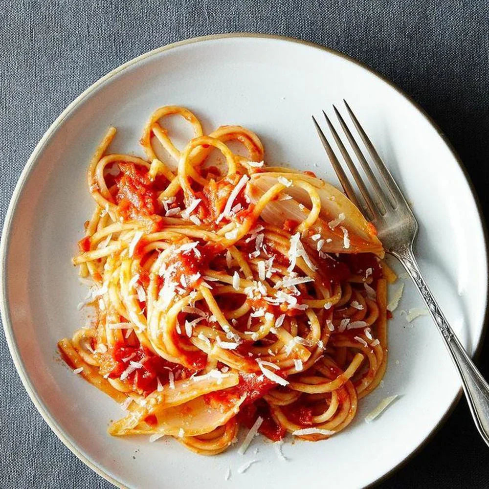 Marcella Hazan's Tomato Sauce
    
    
    
      &ndash; HOPSON GRACE