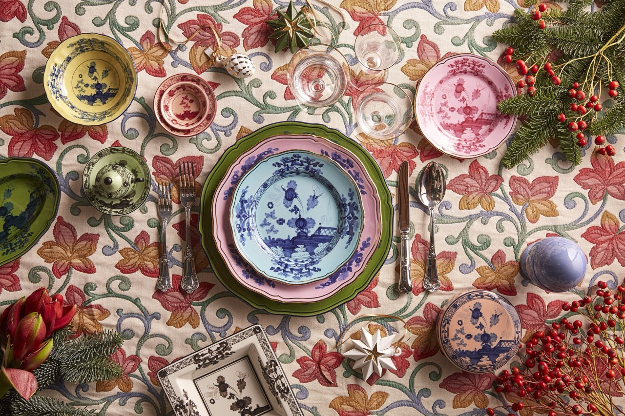 Richard Ginoriの食器Verona Richard Ginori Italian Savona Dark Blue Flowers & Gold 6
