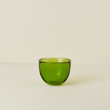 Glass Bowl 10cm, Lime Green
