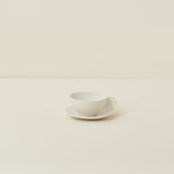 Plume Teacup + Saucer, Perle