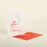 Age and Treachery Letterpress Card 1