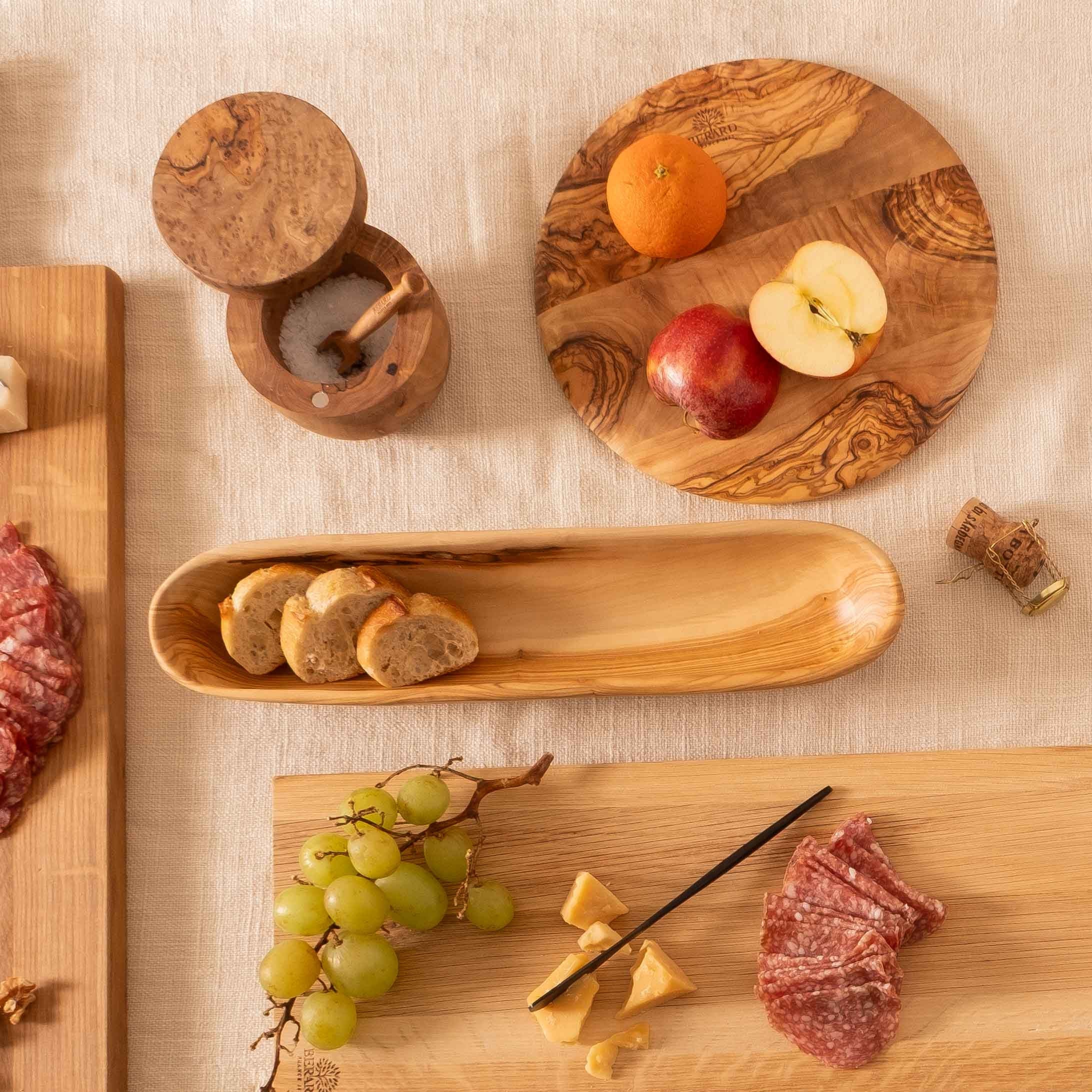Berard Round Olivewood Bar Board Lifestyle