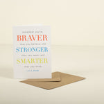 Braver Letterpress Card 1