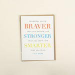 Braver Letterpress Card 2
