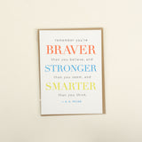 Braver Letterpress Card 2