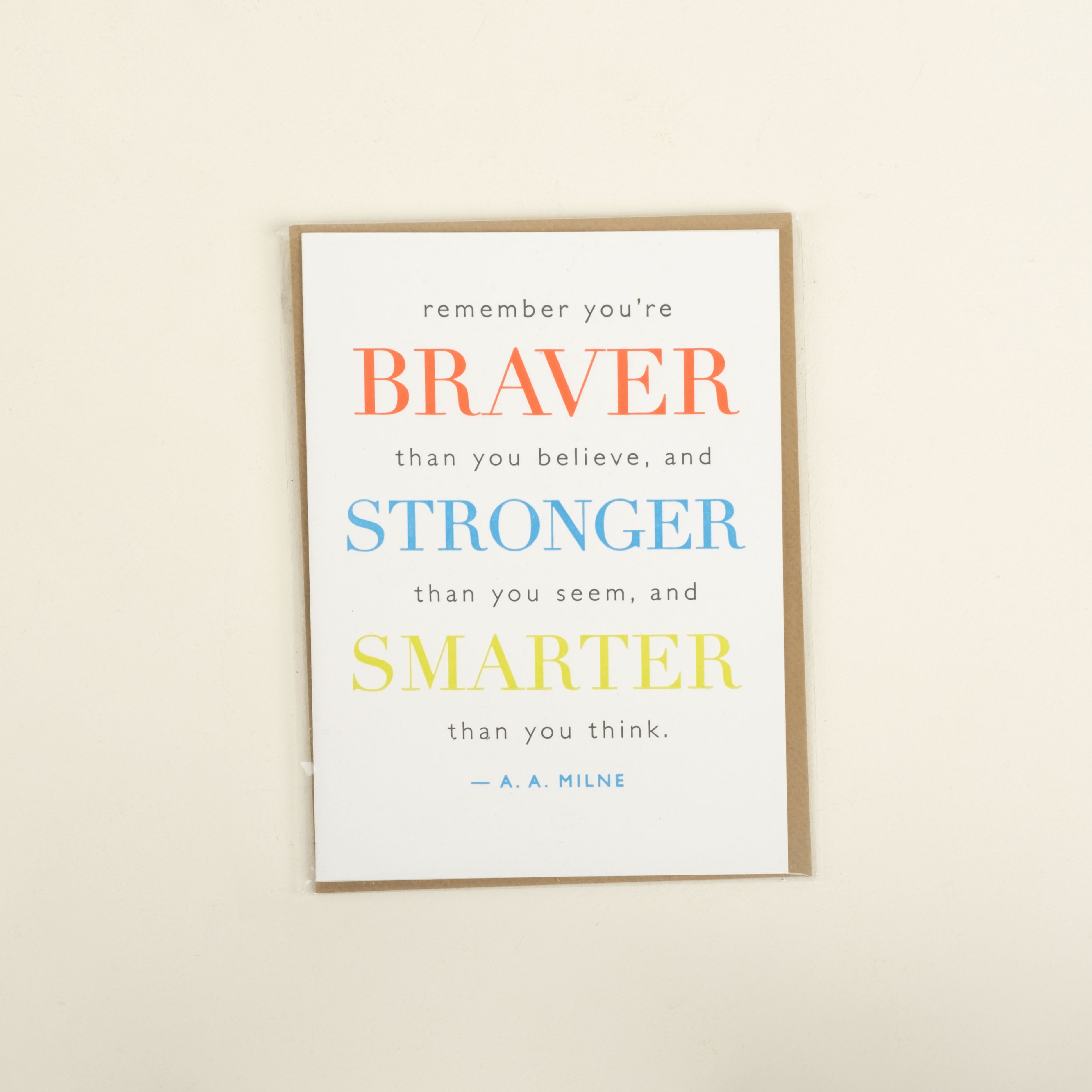 Braver Letterpress Card 2