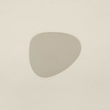 Nupo Curve Recycled Leather Coaster, Oyster
