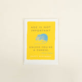 Cheese Letterpress Card