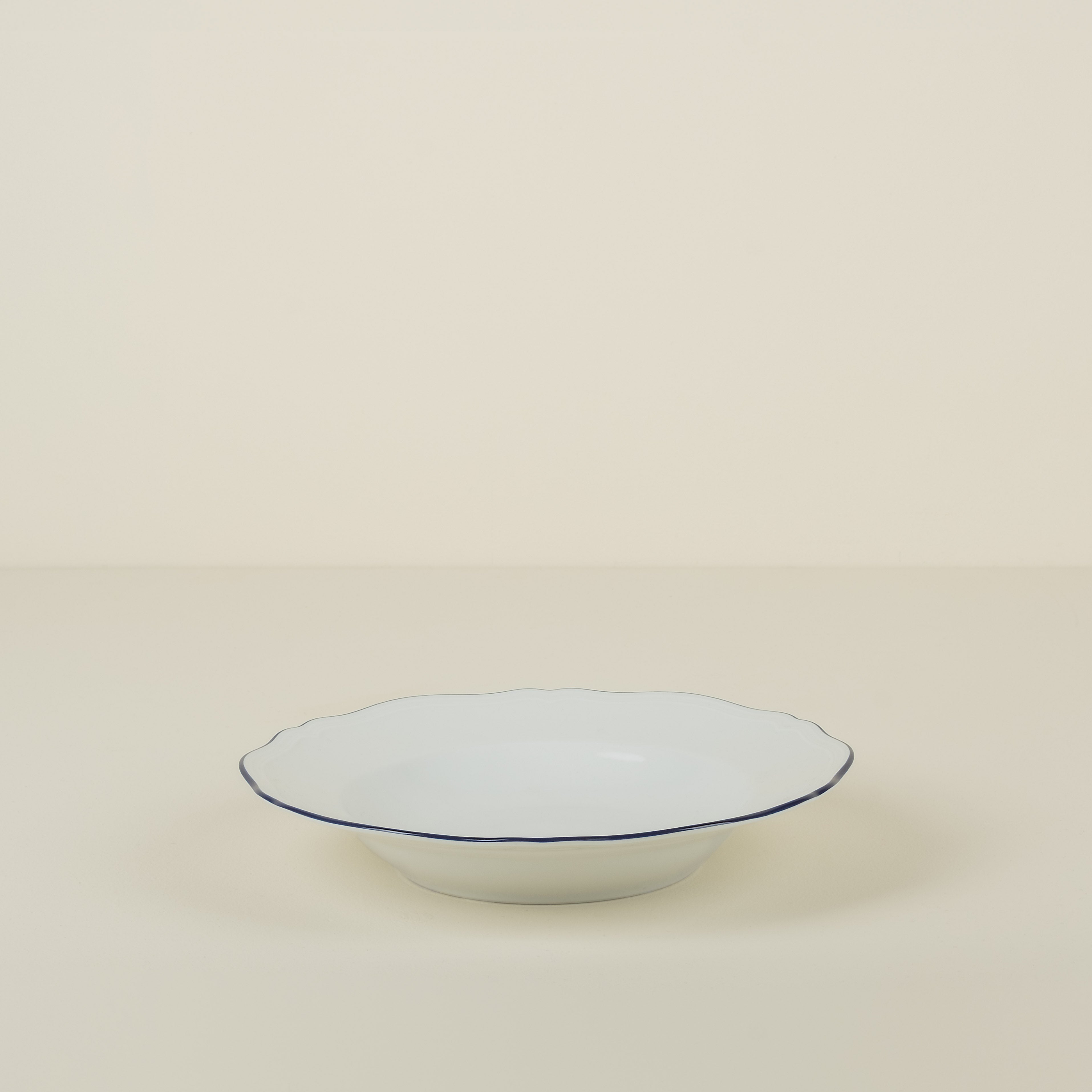 Corona Rim Soup Plate, Cobalto