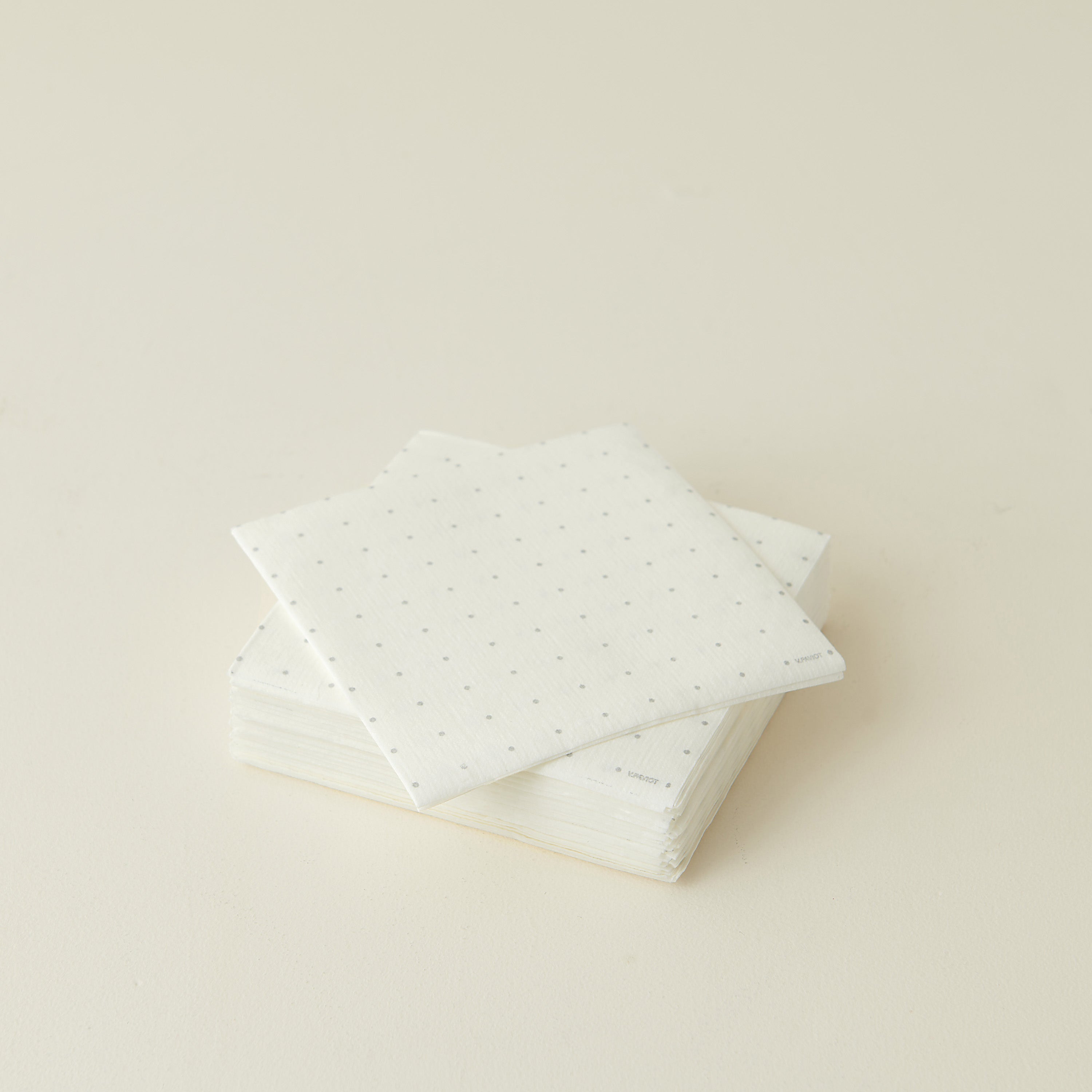 Cosmos Silver Dots Cocktail Napkins