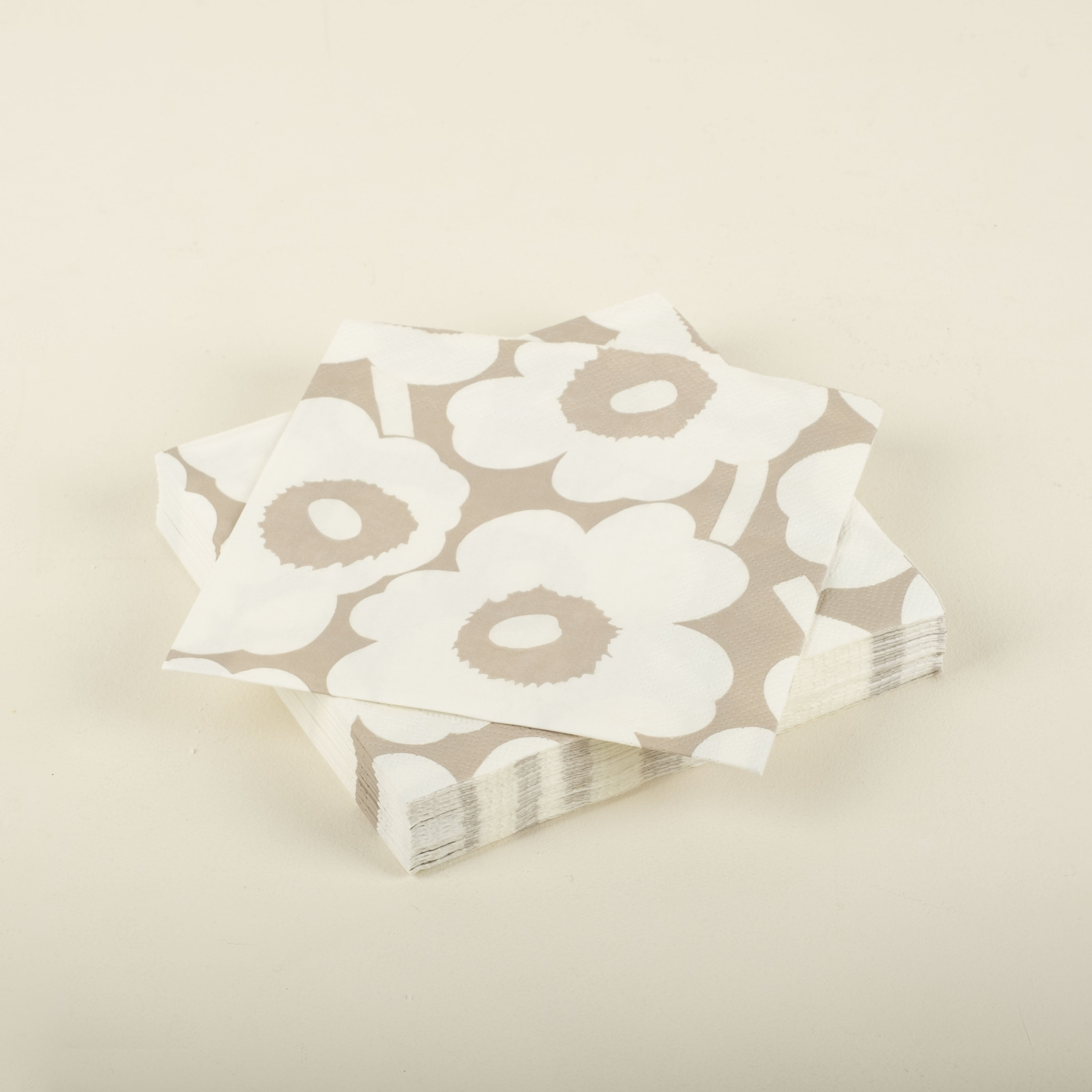 Cream Unikko Paper Napkins