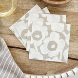 Cream Unikko Paper Napkins Lifestyle 1