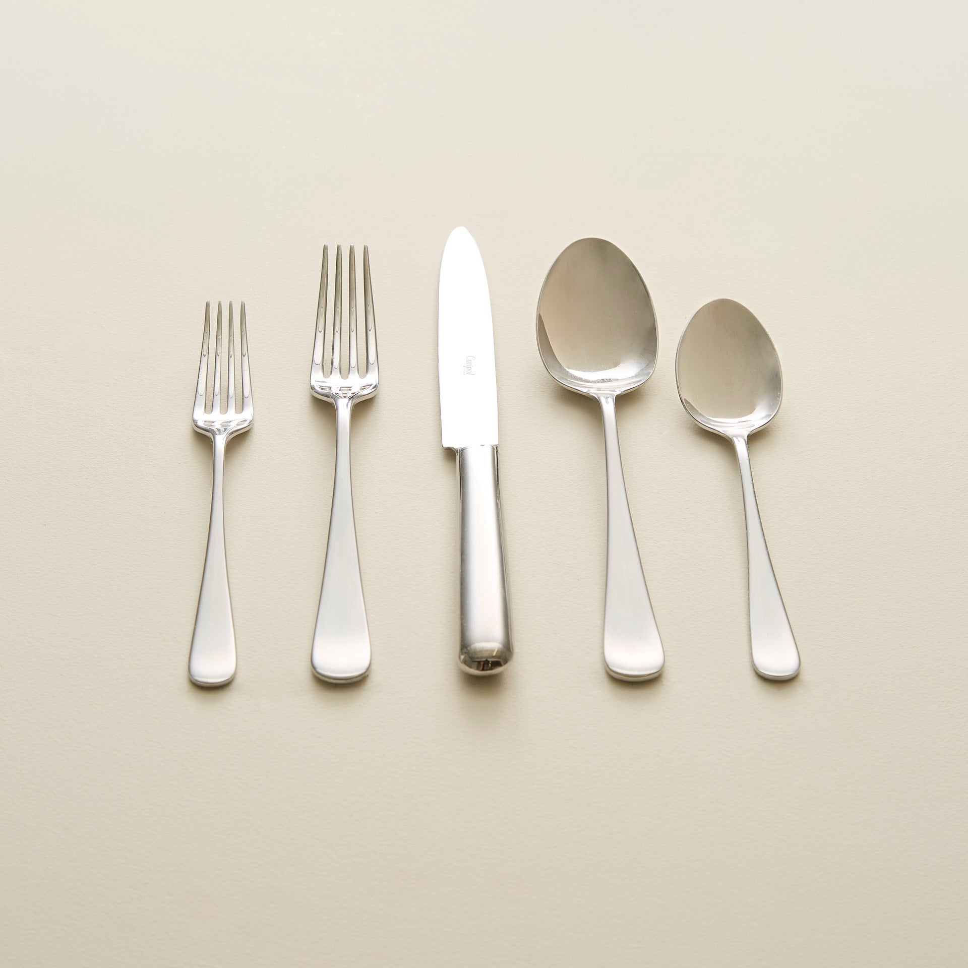 Cutipol Atlantico Polished Stainless Steel 5-Piece Place Setting