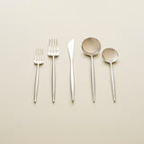 Cutipol Moon Polished Stainless Steel 5-Piece Place Setting