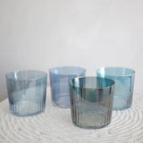 Gems Sapphire Tumblers, Set of 4