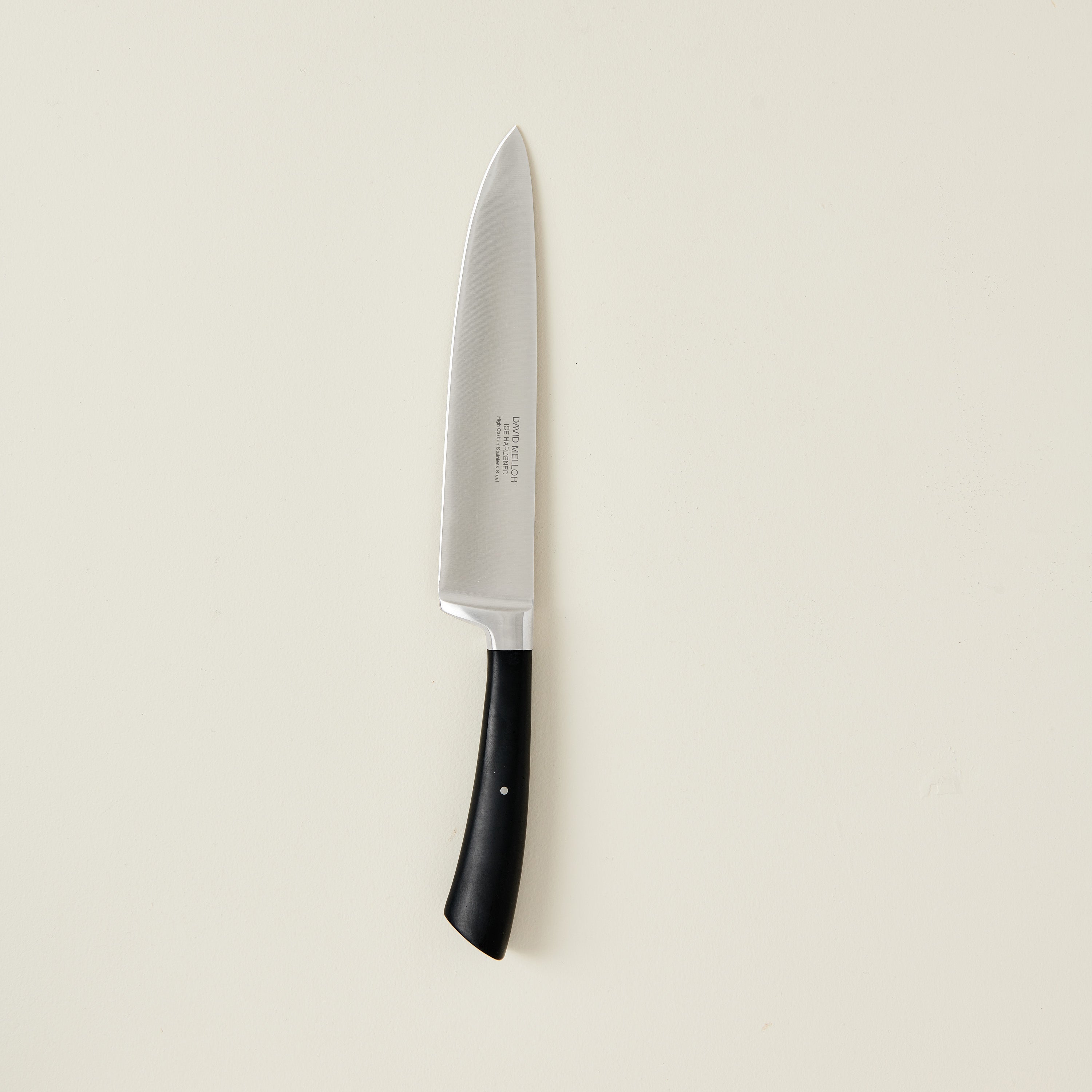 Black Handle Chef's Knife, 18 cm