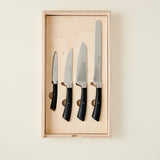 Black Handle Specialist Knives Set of 4