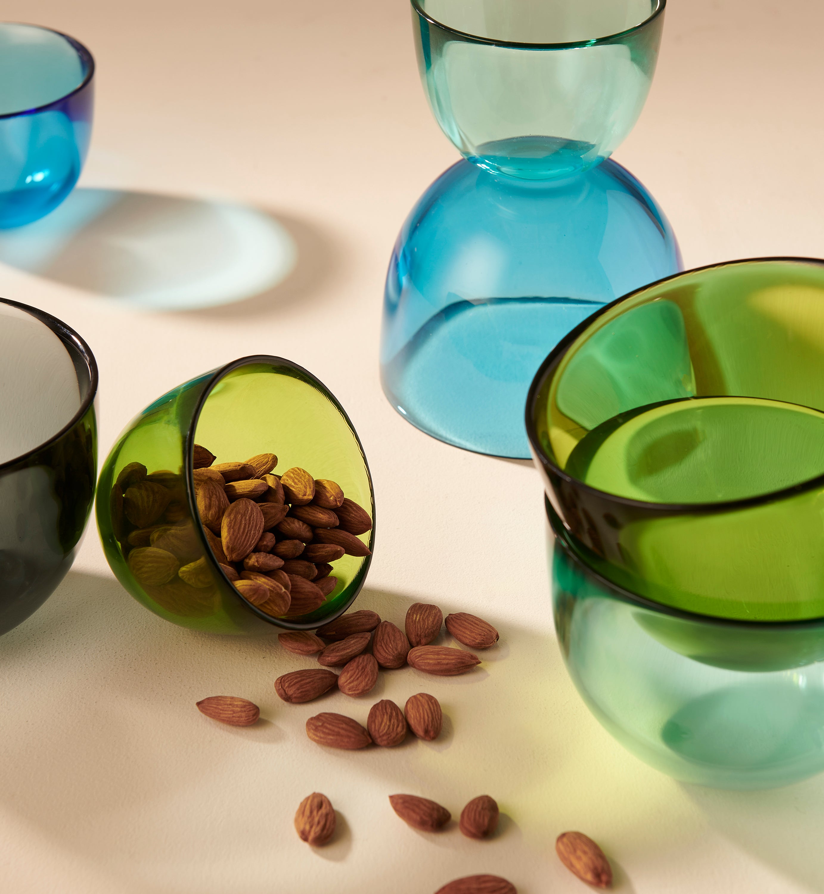 Small Lime Green Glass Bowl