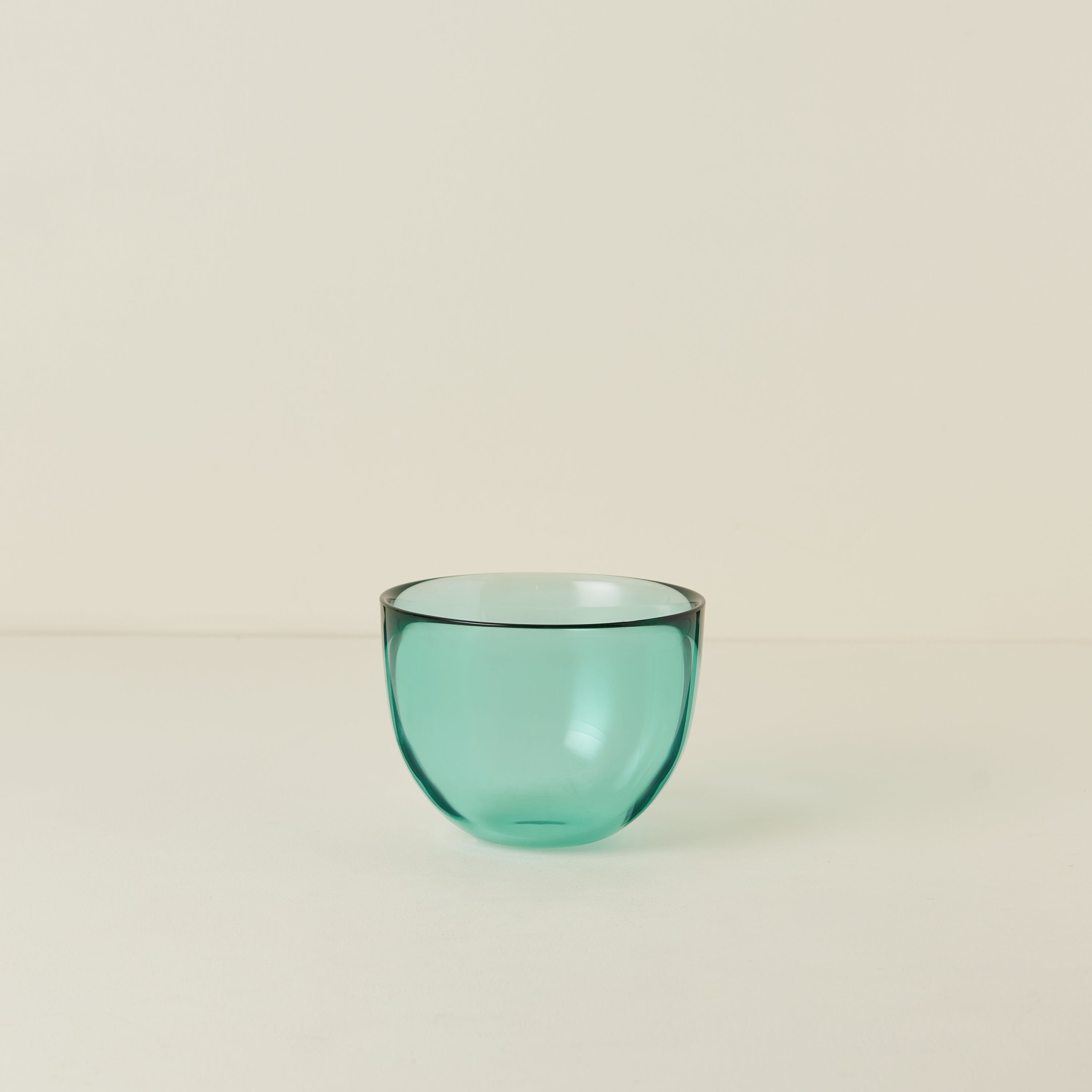 Large Sea Green Glass Bowl