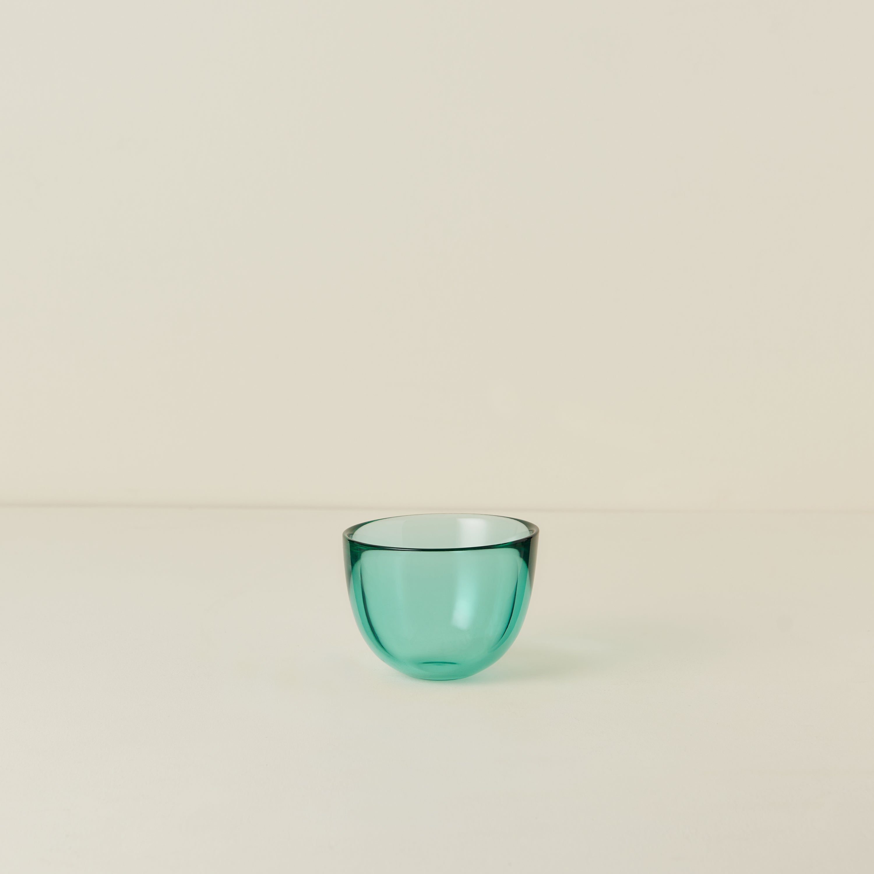 Small Sea Green Glass Bowl