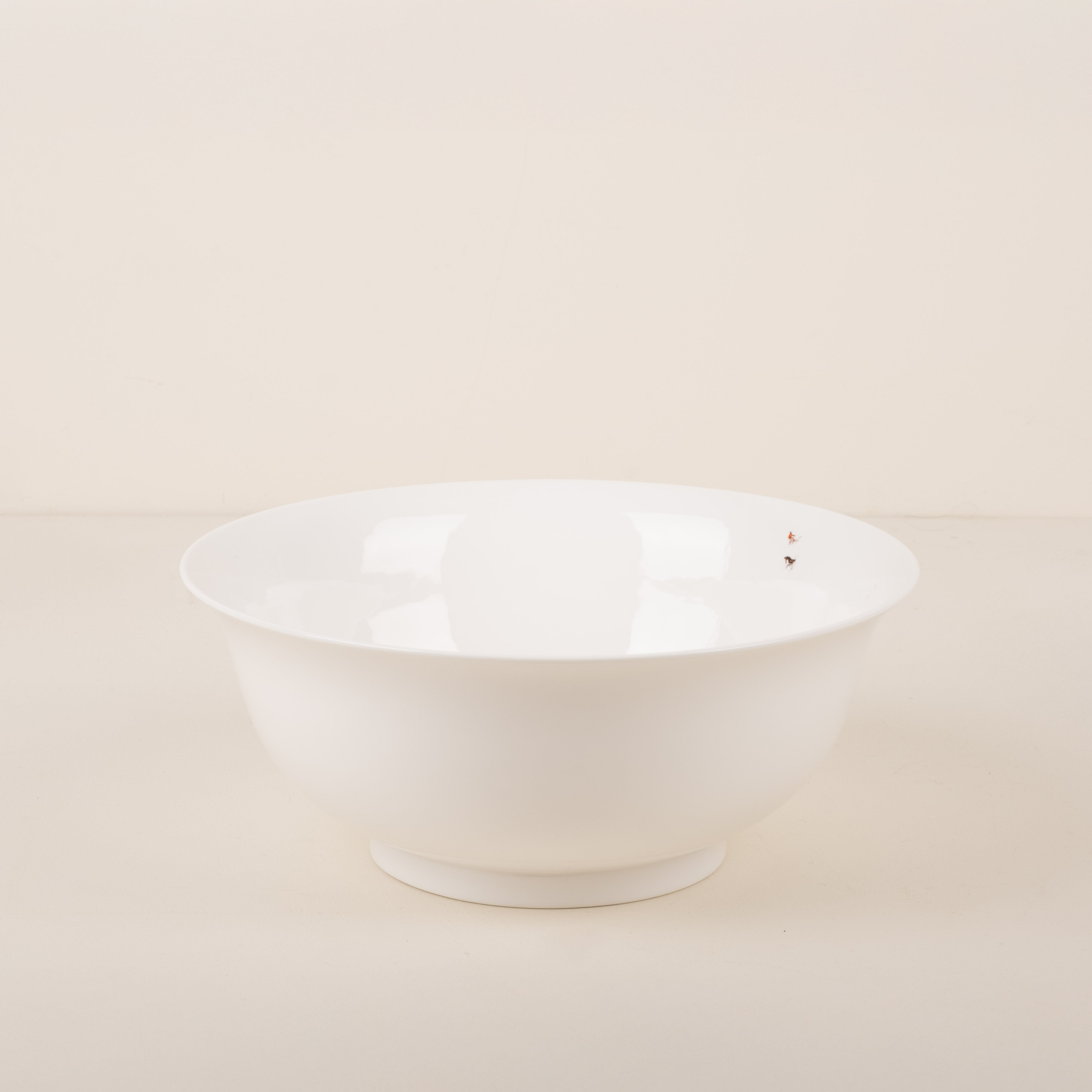 Dede Johnston Skier Serving Bowl
