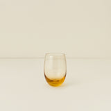 Small Curved Tumbler, Amber