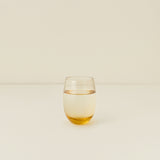 Small Curved Tumbler, Amber