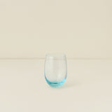 Small Curved Tumbler, Aquamarine