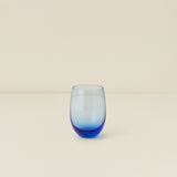Small Curved Tumbler, Azure