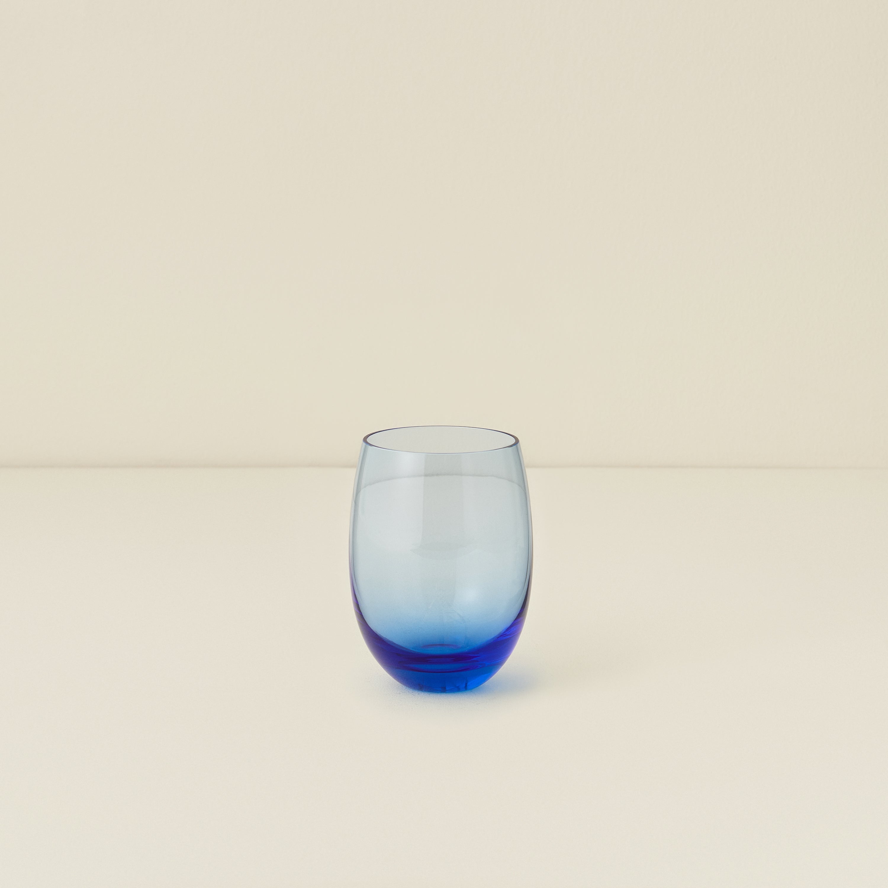 Small Curved Tumbler, Azure