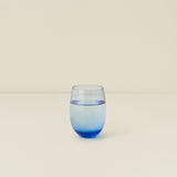 Small Curved Tumbler, Azure