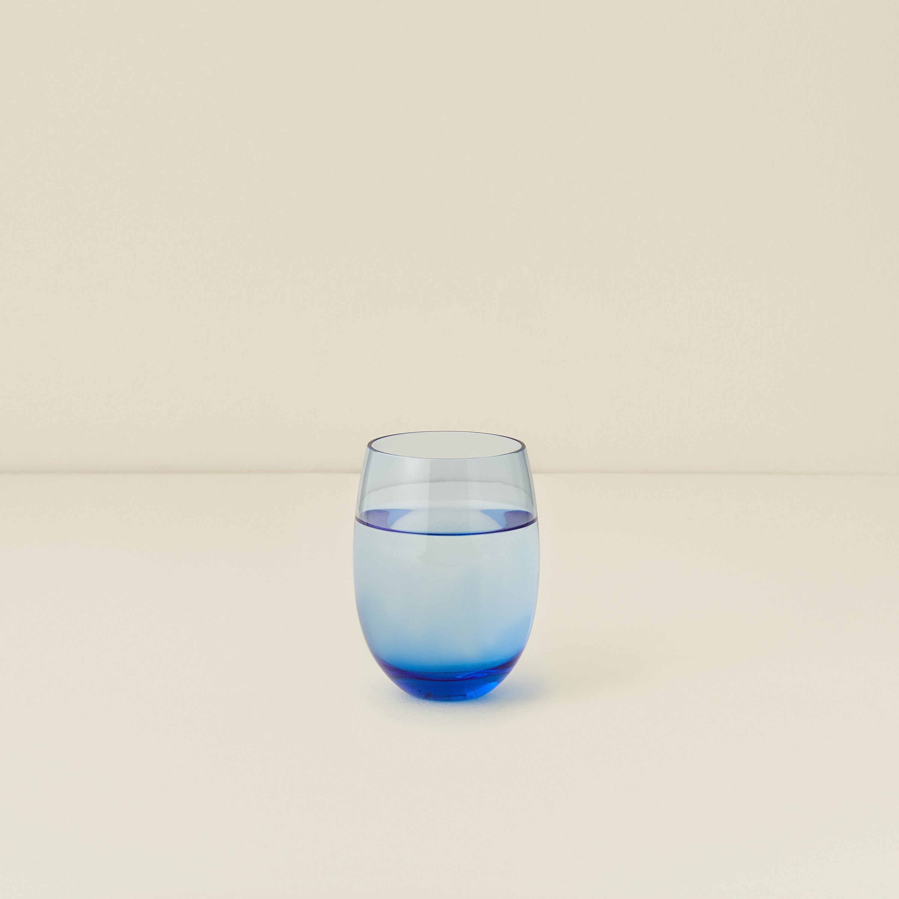 Small Curved Tumbler, Azure