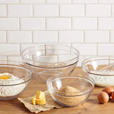 Lys Set of 9 Stacking Glass Bowls