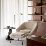 Barrow Footstool, Off White Fabric