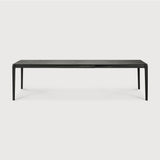 Bok Extendable Dining Table, Varnished Oak, Brown 71/110"