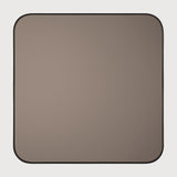 Camber Wall Mirror, Bronze, Wooden Frame, Square