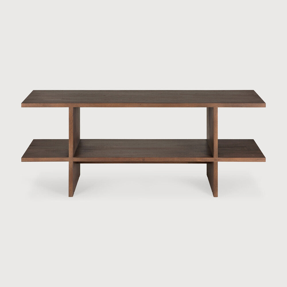 Kabuki Side Table, Varnished Teak