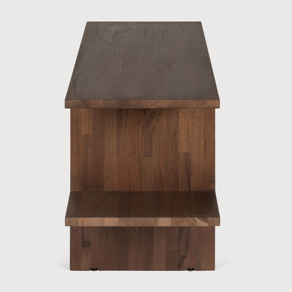 Kabuki Side Table, Varnished Teak