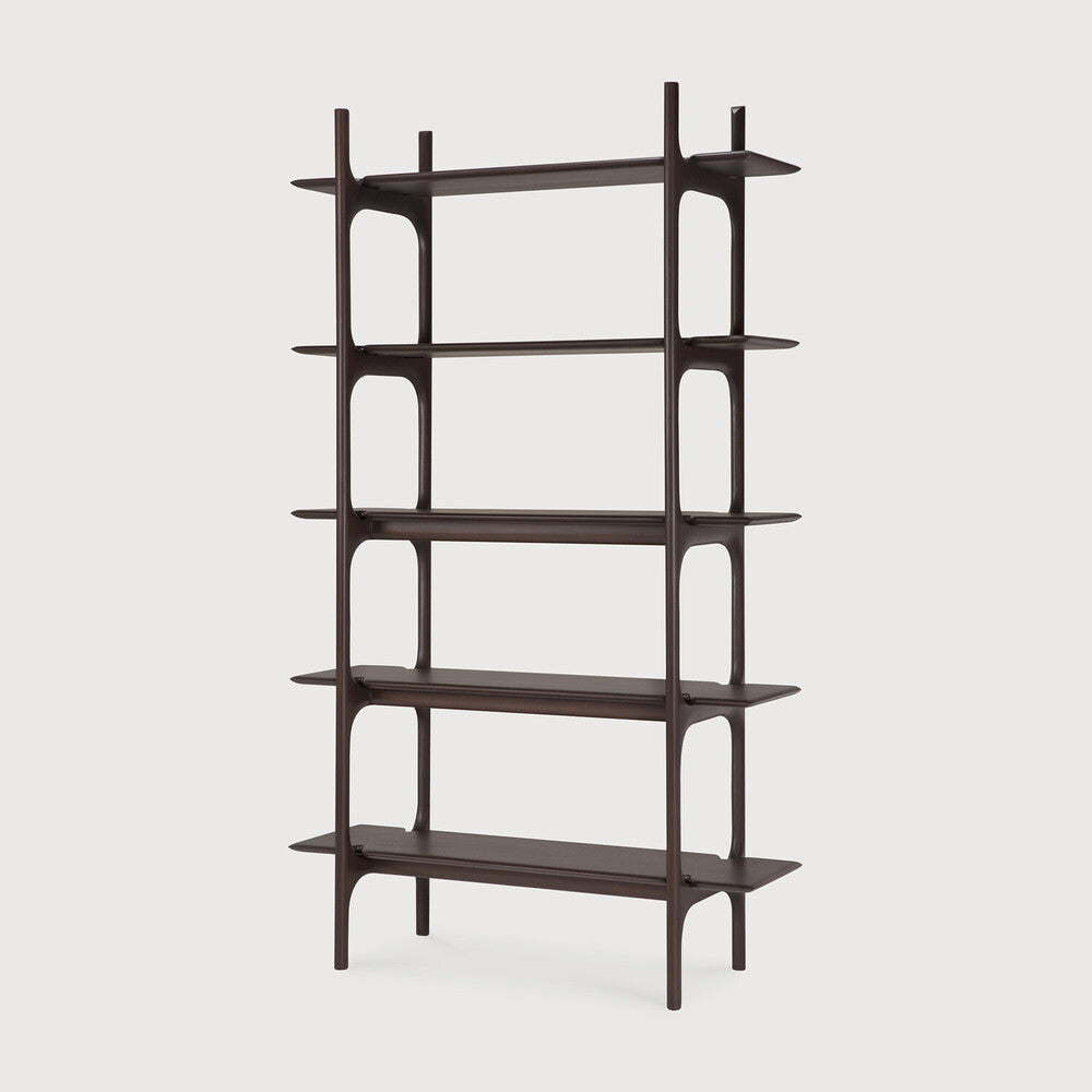 Pi Rack, Varnished Mahogany, Dark Brown