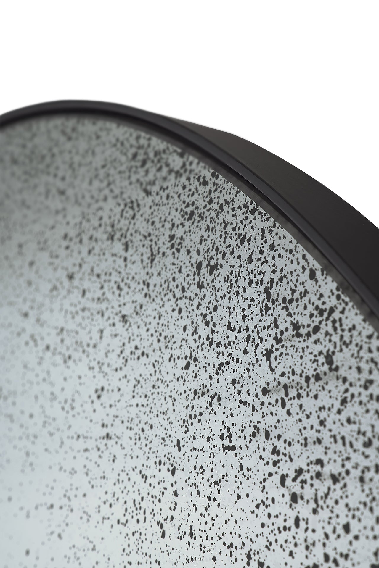 Round Aged Wall Mirror 47"