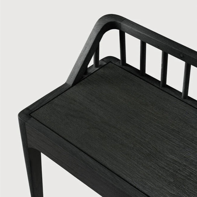 Spindle Bench, Black Oak