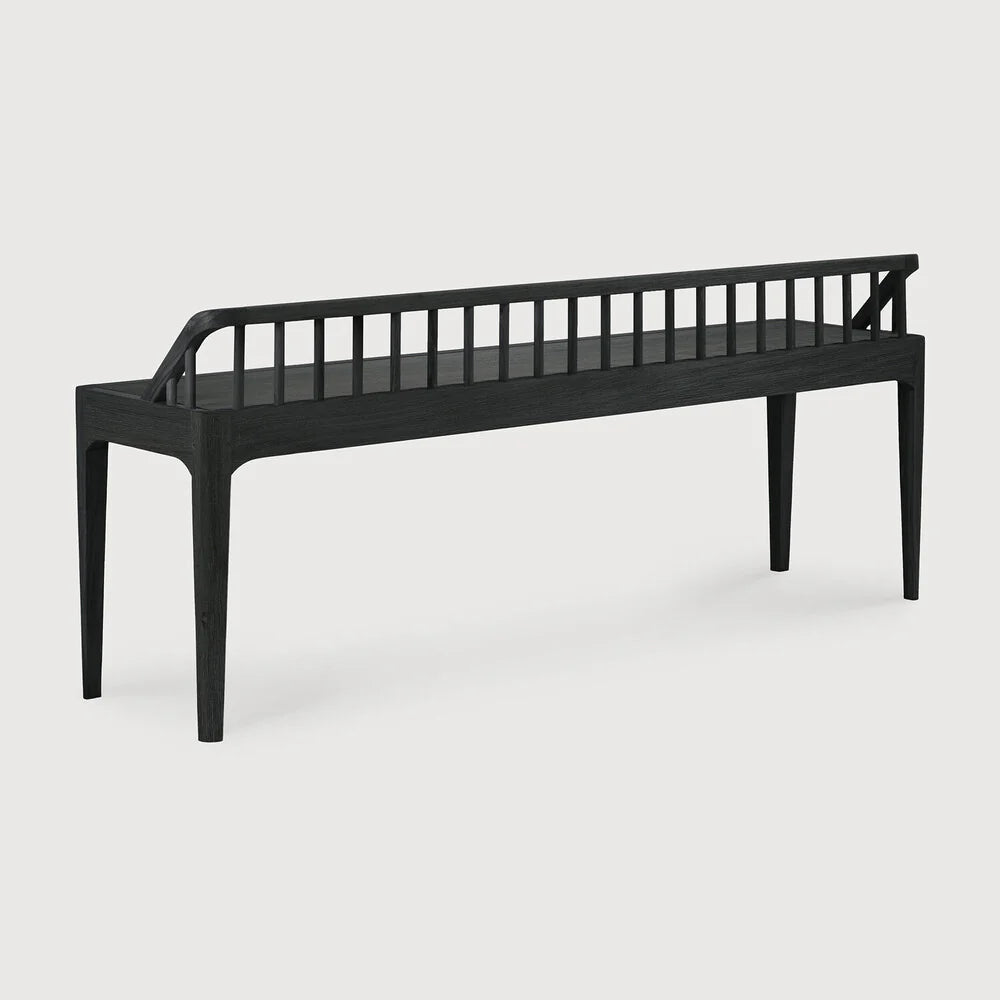 Spindle Bench, Black Oak