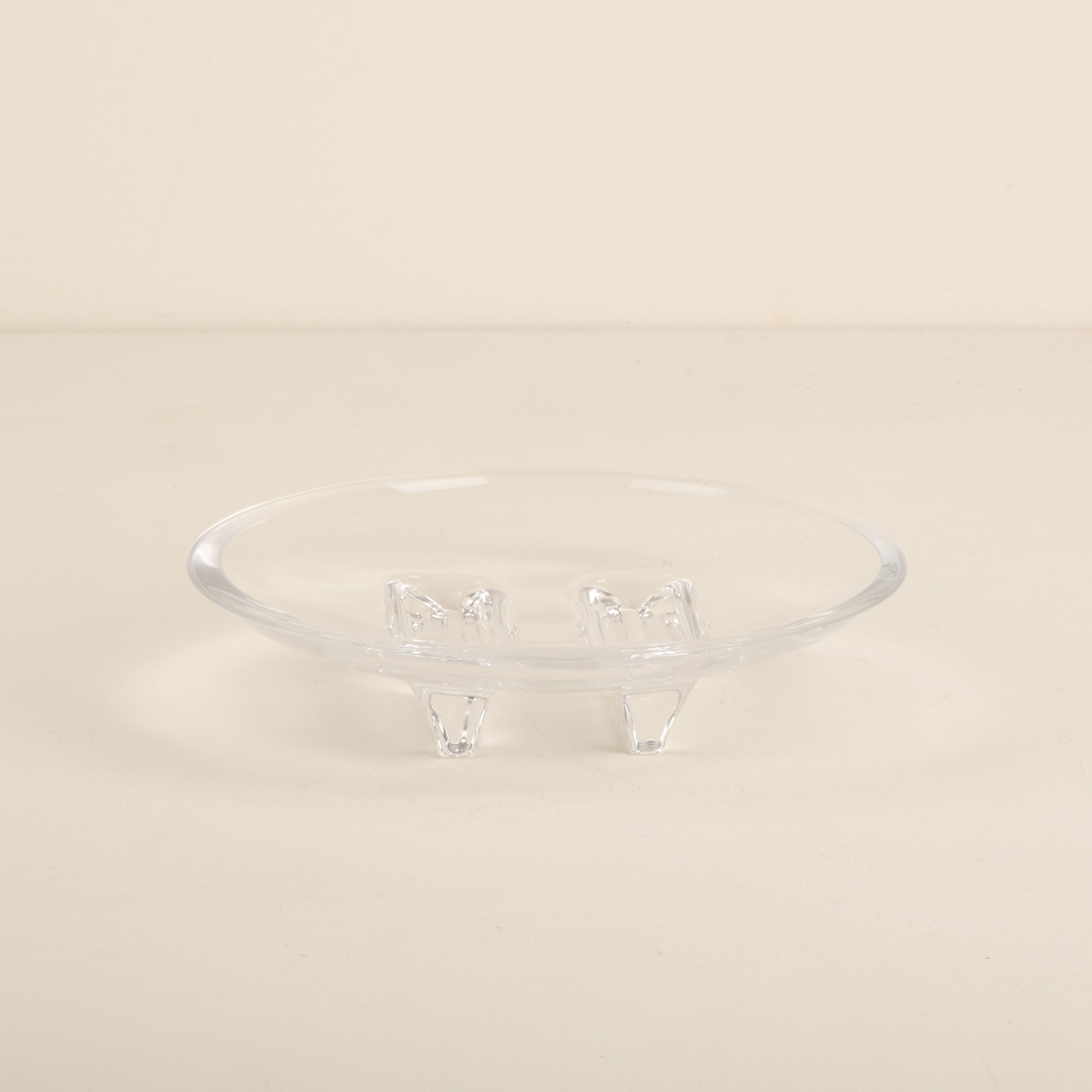 Footed Glass Bowl