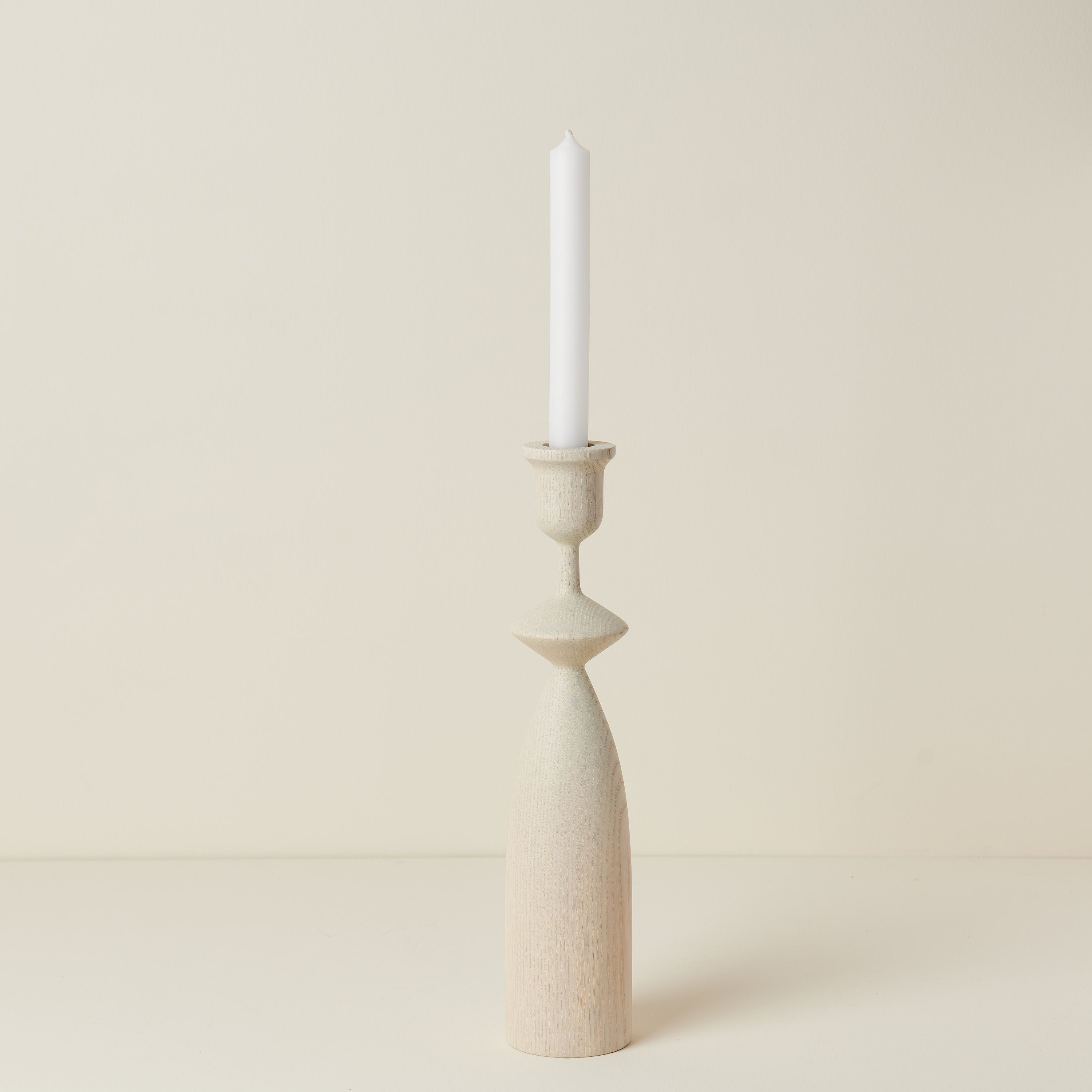 Grace Medium, Pickled Ash Candlestick