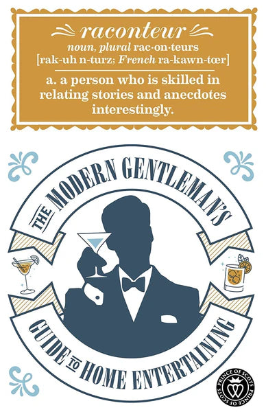 Illustrated Guide for Cocktail Etiquette Tea Towel