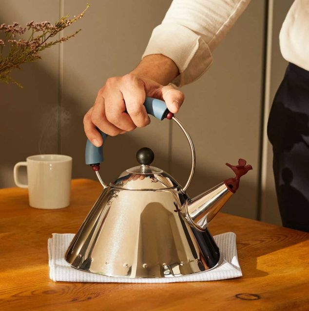 Alessi Michael Graves Bird Whistle Kettle HOPSON GRACE