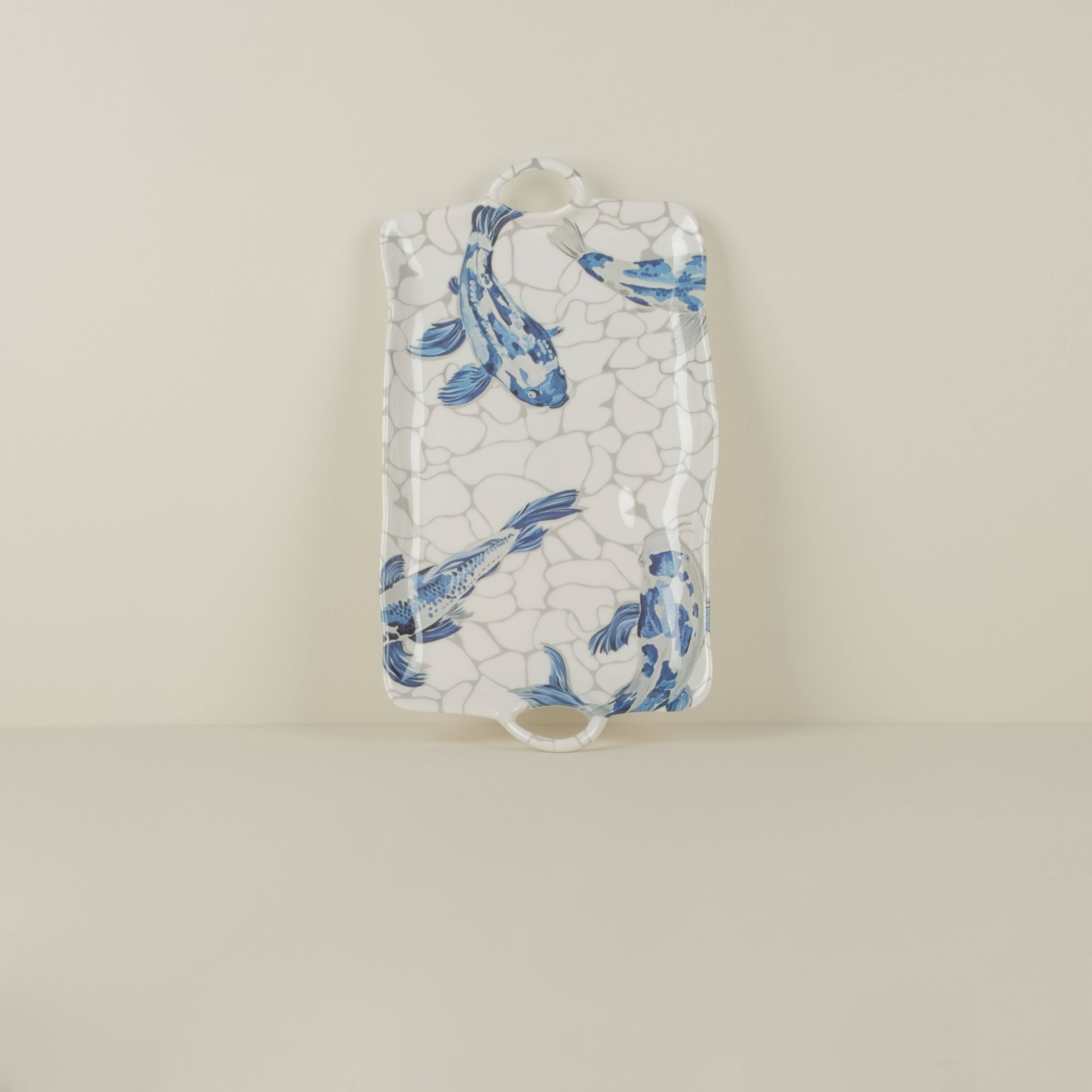 Koi Large Shatterproof Platter