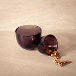Purple Glass Bowl Lifestyle