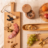 Large Nordic Oak Cheese & Charcuterie Board Lifestyle