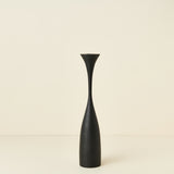 Lily Tall Ebonized Ash Candlestick